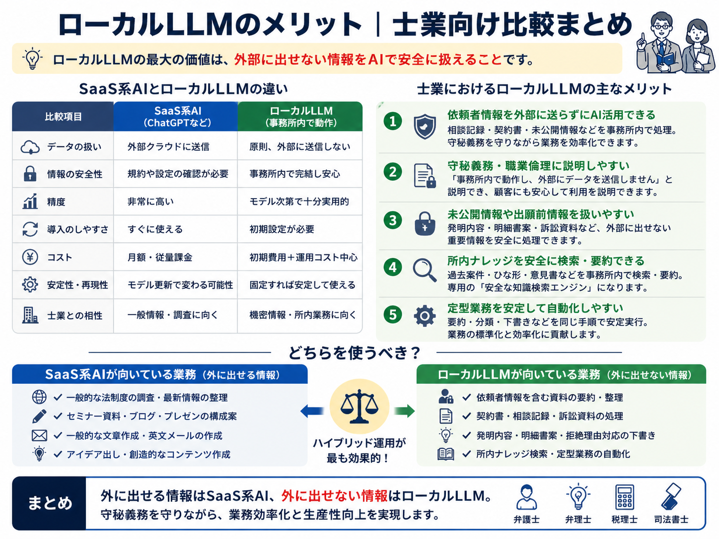 ローカルLLMのメリット